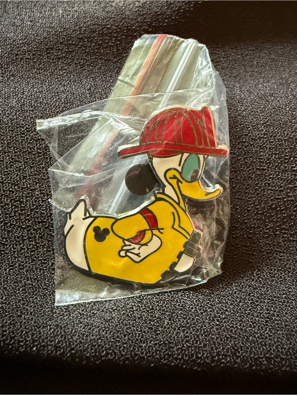 Disney Donald Duck Firefighter Rubber Duck Trading Pin